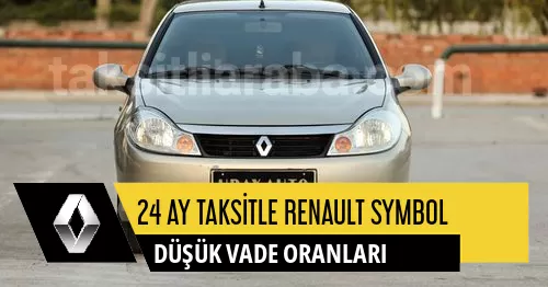 24 Ay Taksitle Renault Symbol