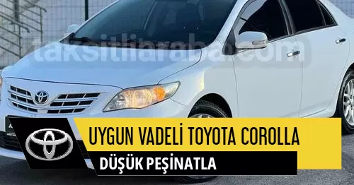 Uygun Vadeli Toyota Corolla